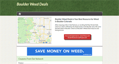 Desktop Screenshot of boulderweeddeals.com